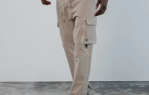 Beige Cargo Pants