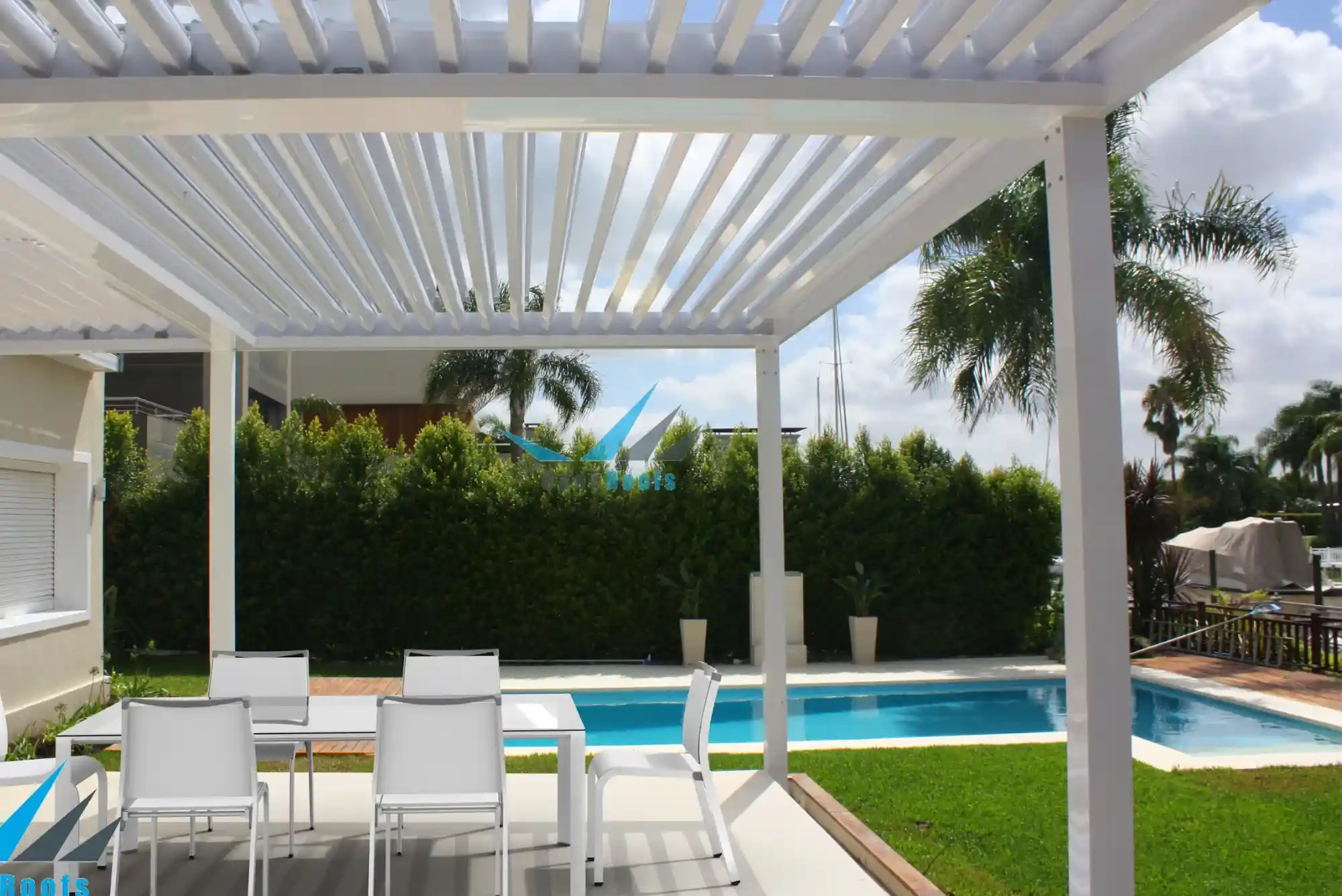 Luxury Weatherproof Pergolas with Adjustable Roofs for Your Garden