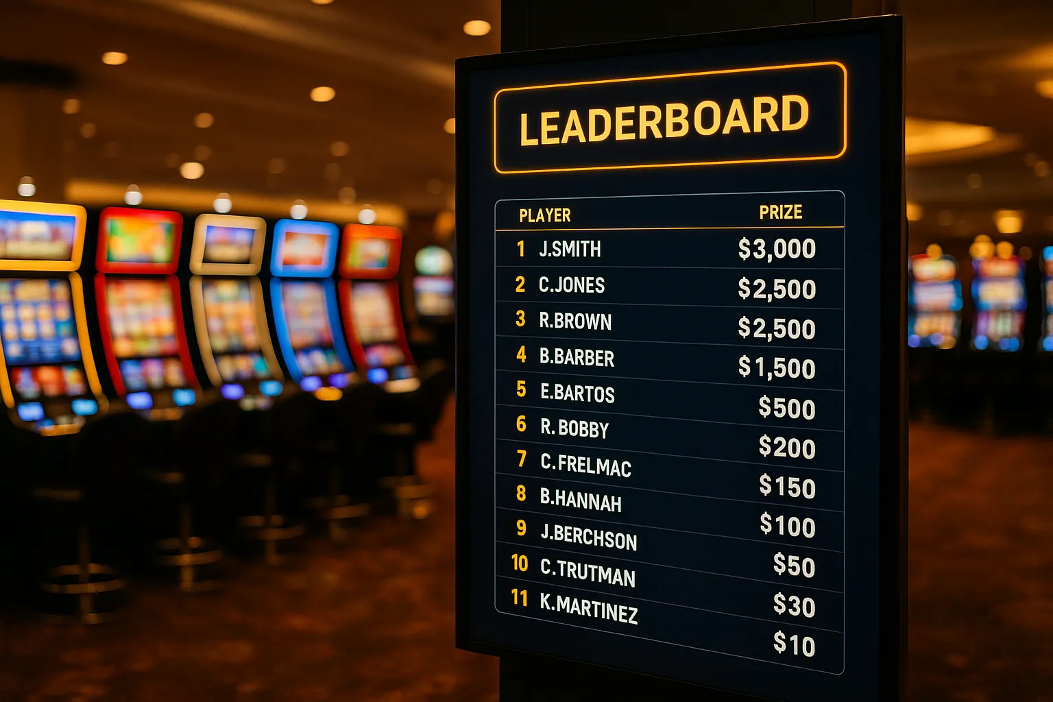 How Do Casinos Calculate Leaderboard Prize Distribution
