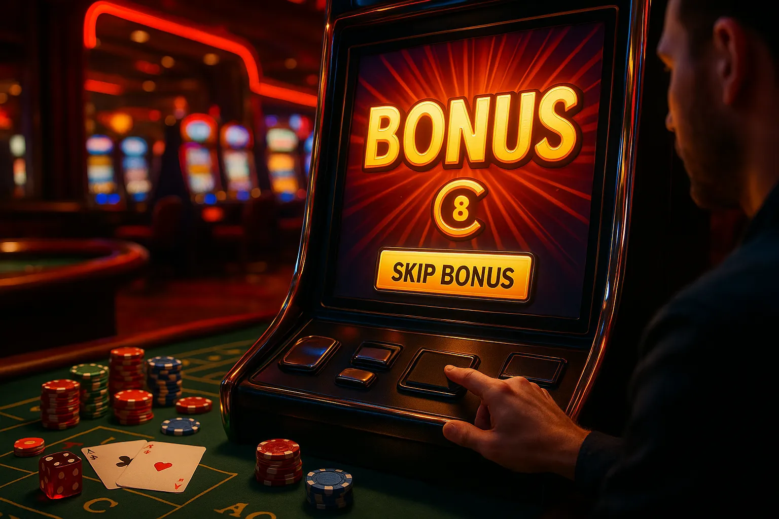 Can bonus rounds be skipped manually